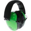 imageWalkers Dual Colored Passive Muff  Compact Folding Lightweight 26dB NRR Hunting Gun Range Shooting Hearing Protection MuffHivis Green