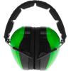 imageWalkers Dual Colored Passive Muff  Compact Folding Lightweight 26dB NRR Hunting Gun Range Shooting Hearing Protection MuffHivis Green