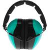 imageWalkers Dual Colored Passive Muff  Compact Folding Lightweight 26dB NRR Hunting Gun Range Shooting Hearing Protection MuffLight Teal