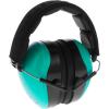 imageWalkers Dual Colored Passive Muff  Compact Folding Lightweight 26dB NRR Hunting Gun Range Shooting Hearing Protection MuffLight Teal