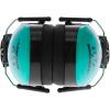 imageWalkers Dual Colored Passive Muff  Compact Folding Lightweight 26dB NRR Hunting Gun Range Shooting Hearing Protection MuffLight Teal