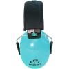 imageWalkers Dual Colored Passive Muff  Compact Folding Lightweight 26dB NRR Hunting Gun Range Shooting Hearing Protection MuffLight Teal