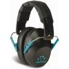 imageWalkers Unisex Adults Lightweight Foldable Hearing Protection 22 dB Noise Reduction Pro LowProfile EarmuffsBlackTeal