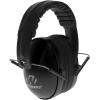 imageWalkers Youth ampamp Womens Shooting Low Profile Folding Padded Headband Adjustable Hearing Protection EarmuffsBlack