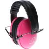 imageWalkers Youth ampamp Womens Shooting Low Profile Folding Padded Headband Adjustable Hearing Protection EarmuffsPink