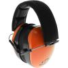 imageWalkers Dual Colored Passive Muff  Compact Folding Lightweight 26dB NRR Hunting Gun Range Shooting Hearing Protection MuffBlaze Orange