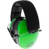 imageWalkers Dual Colored Passive Muff  Compact Folding Lightweight 26dB NRR Hunting Gun Range Shooting Hearing Protection MuffHivis Green