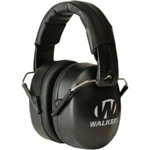 imageWalkers EXT Range Shooting Folding Muff  Compact 30dB NRR NoiseBlocking Hunting Gun Range Shooting Hearing ProtectionBlack
