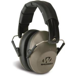 imageWalkers Unisex Adults Lightweight Foldable Hearing Protection 22 dB Noise Reduction Pro LowProfile EarmuffsFde