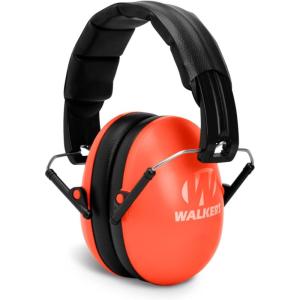 imageWalkers Youth ampamp Womens Shooting Low Profile Folding Padded Headband Adjustable Hearing Protection EarmuffsCoral