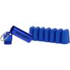 imageWalkers 33dB NoiseCanceling Hearing Safety Protection Range Shooting Hunting Work Soft Comfortable Adaptable Foam Earplugs 7 Pairs ampamp Aluminum Carry CanisterBlue