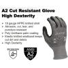 imageWalkers Mens A2 CutResistant High Dexterity Gloves  Durable Lightweight EN388Rated HPPE Shell Outdoor Work Safety Gloves SmallMedium