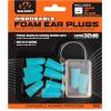 imageWalkers 32dB NRR NoiseCanceling ANSI S319 Passive Hearing Protection Range Shooting Hunting Work Soft Comfortable Adaptable Foam Earplugs  5 Pairs OrangeTeal
