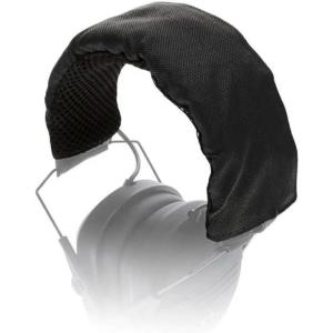 imageWalkers Headband Wrap for Shooting Earmuffs Universal Breathable Hearing Protection Headset Cover Hook ampamp Loop ClosureBlack