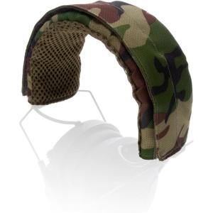 imageWalkers Headband Wrap for Shooting Earmuffs Universal Breathable Hearing Protection Headset Cover Hook ampamp Loop ClosureCamo