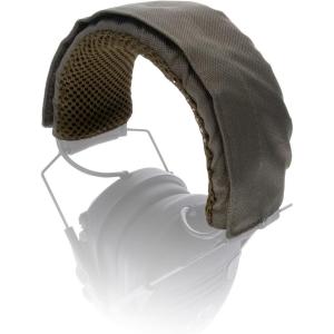 imageWalkers Headband Wrap for Shooting Earmuffs Universal Breathable Hearing Protection Headset Cover Hook ampamp Loop ClosureOlive Drab Green