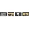 imageWalkers Razor Patriot Patch Kit Hook ampamp Loop Attachable Embroidery Design Patch Set for Earmuffs Hats Backpack Military Shooting Outdoor EDC Uniforms ampamp Gear  4 Pcs  Come ampamp Take ItAmerican Flag Version