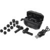 imageWalkers Disrupter Bluetooth Earbuds  Active Lifestyle Ear Protection Hearing Enhancement NoiseCancelling RechargeableBlack