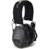 imageWALKERS Passive Bluetooth Muff  24dB NRR CVC Noise Cancellation Compact Collapsible Shooting Passive Hearing Protection Muff W Adjustable Boom Mic 3 AAA Batteries