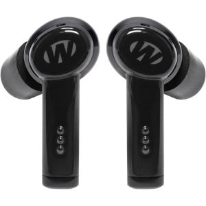 imageWalkers Disrupter Bluetooth Earbuds  Active Lifestyle Ear Protection Hearing Enhancement NoiseCancelling RechargeableBlack