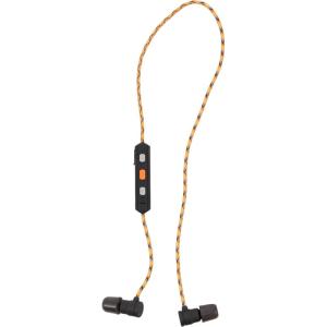 imageWalkers Flexible Bluetooth Neckband Headset 30 NRR Passive Hearing Protection Earbuds with 12quot USB Charging Cable ampamp EVA Carrying Case