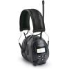imageWALKERS Digital AMFM Radio Muff  25dB Noise Reduction Rating Hunting Shooting Hearing Protection Electronic Earmuffs w Radio MP3CD Player Jack 2 AAA Batteries Included