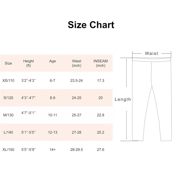Felix &amp; Flora Girls Yoga Legging High Waist Active Pants for Workout Dance Running