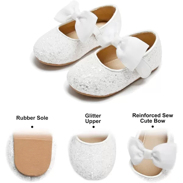 Felix &amp; Flora Toddler Flower Girl Dress Shoes - Girl Ballet Flats Party School Shoes Wedding