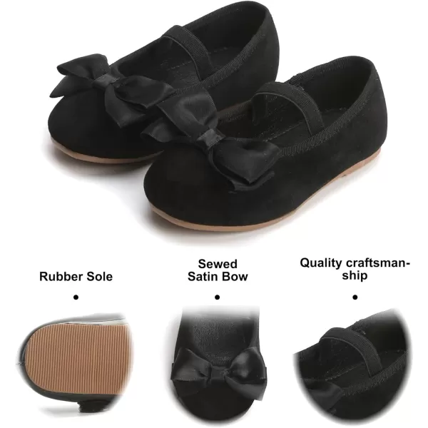 Felix &amp; Flora Toddler Flower Girl Dress Shoes - Girl Ballet Flats Party School Shoes Wedding
