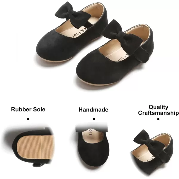 Felix &amp; Flora Toddler Flower Girl Dress Shoes - Girl Ballet Flats Party School Shoes Wedding