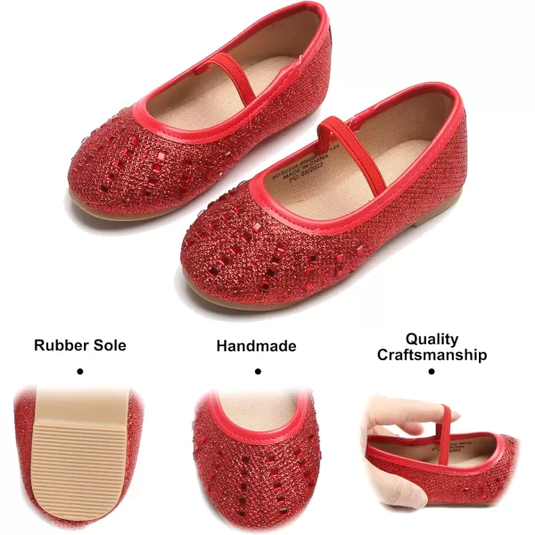 Felix &amp; Flora Toddler Flower Girl Dress Shoes - Girl Ballet Flats Party School Shoes Wedding
