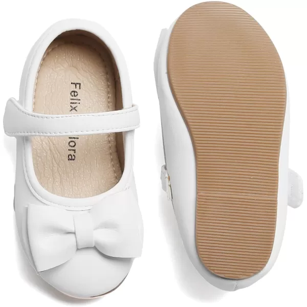 Felix &amp; Flora Toddler Flower Girl Dress Shoes - Girl Ballet Flats Party School Shoes Wedding