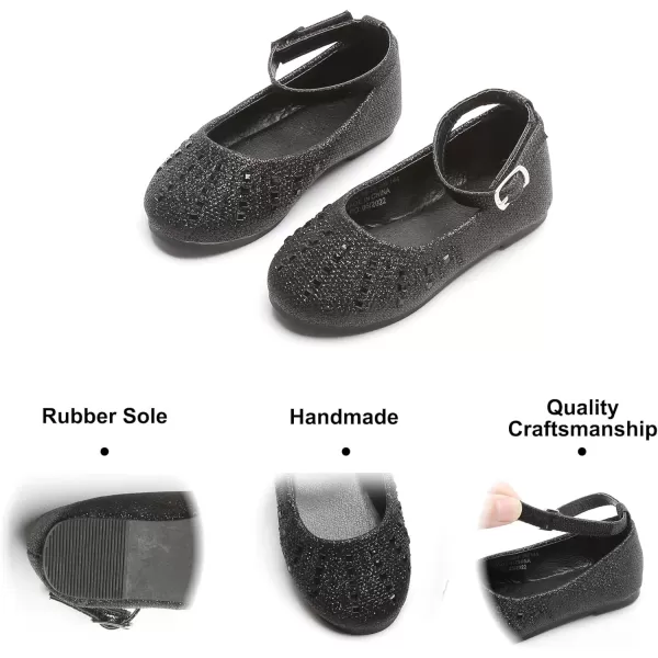 Felix &amp; Flora Toddler Flower Girl Dress Shoes - Girl Ballet Flats Party School Shoes Wedding