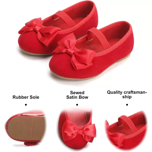 Felix &amp; Flora Toddler Flower Girl Dress Shoes - Girl Ballet Flats Party School Shoes Wedding
