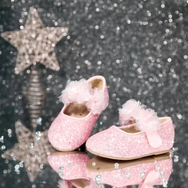Felix &amp; Flora Toddler Flower Girl Dress Shoes - Girl Ballet Flats Party School Shoes Wedding