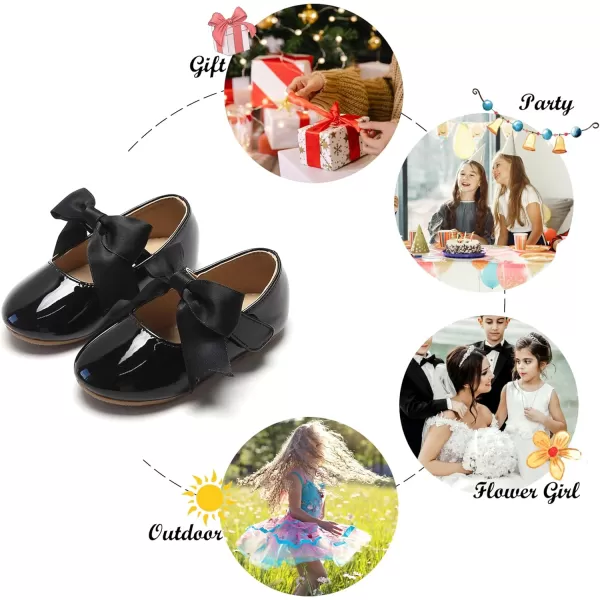 Felix &amp; Flora Toddler Flower Girl Dress Shoes - Girl Ballet Flats Party School Shoes Wedding