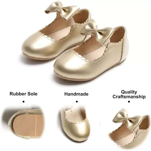Felix &amp; Flora Toddler Flower Girl Dress Shoes - Girl Ballet Flats Party School Shoes Wedding