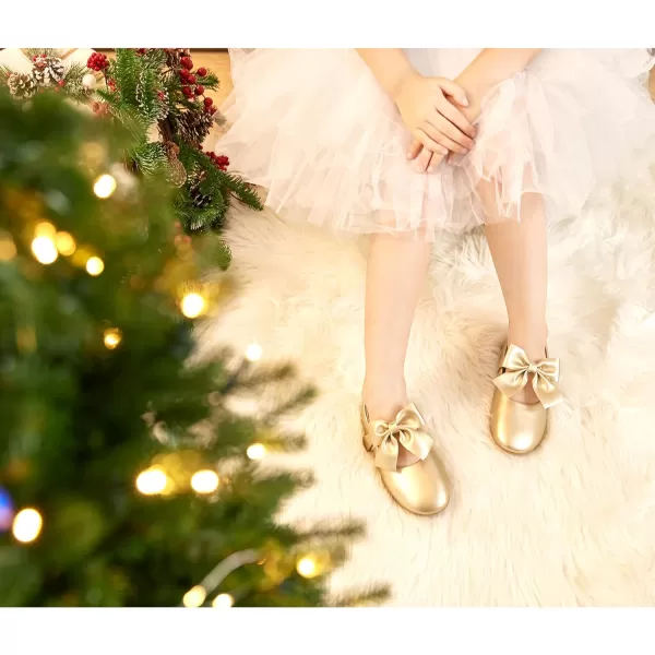 Felix &amp; Flora Toddler Flower Girl Dress Shoes - Girl Ballet Flats Party School Shoes Wedding