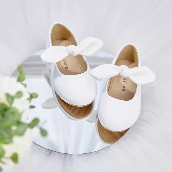 Felix &amp; Flora Toddler Flower Girl Dress Shoes - Girl Ballet Flats Party School Shoes Wedding