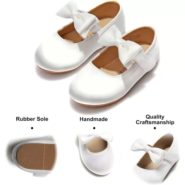 Felix &amp; Flora Toddler Flower Girl Dress Shoes - Girl Ballet Flats Party School Shoes Wedding