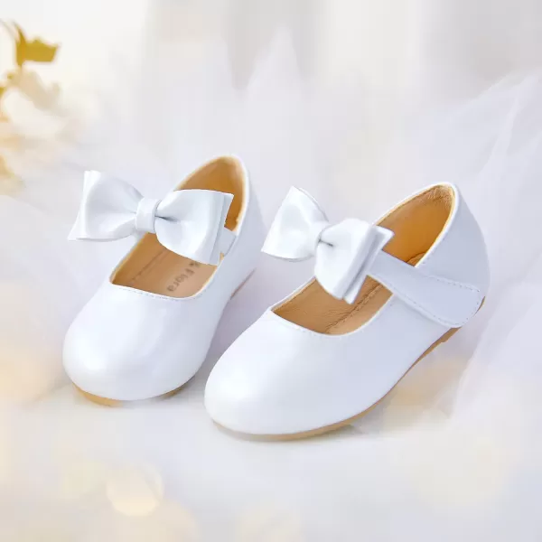 Felix &amp; Flora Toddler Flower Girl Dress Shoes - Girl Ballet Flats Party School Shoes Wedding
