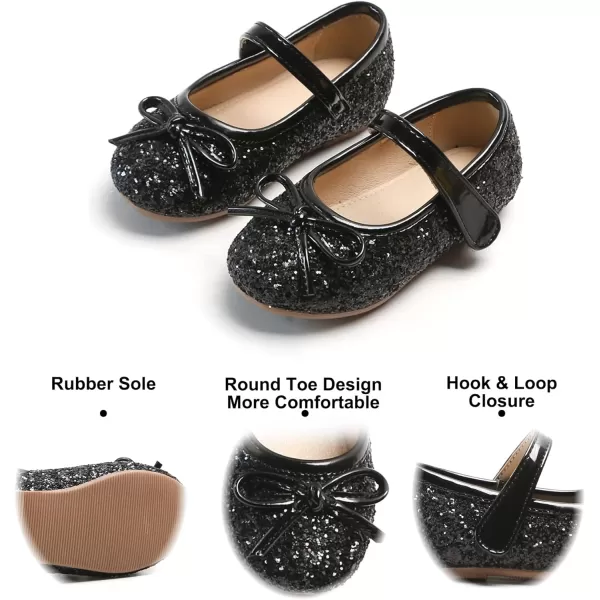 Felix &amp; Flora Toddler Flower Girl Dress Shoes - Girl Ballet Flats Party School Shoes Wedding
