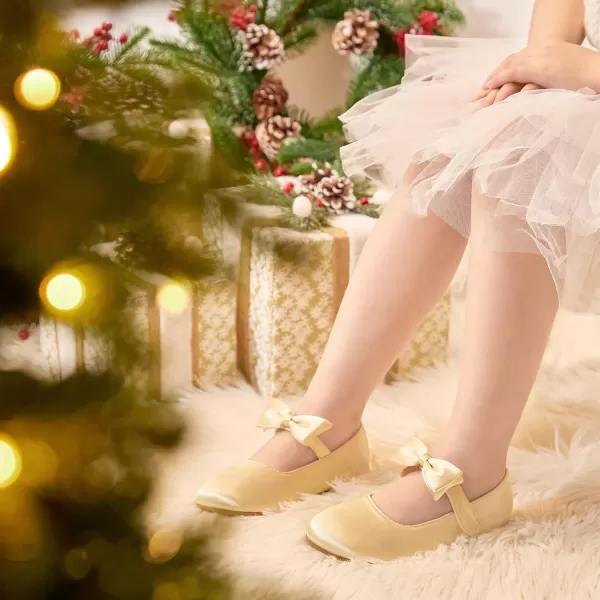 Felix &amp; Flora Toddler Flower Girl Dress Shoes - Girl Ballet Flats Party School Shoes Wedding