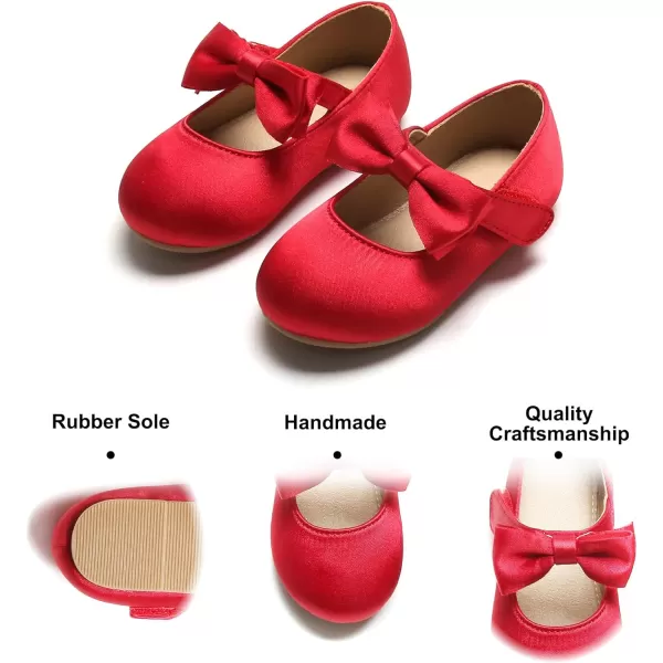 Felix &amp; Flora Toddler Flower Girl Dress Shoes - Girl Ballet Flats Party School Shoes Wedding