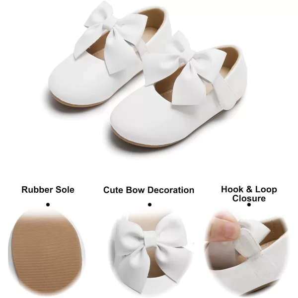 Felix &amp; Flora Toddler Flower Girl Dress Shoes - Girl Ballet Flats Party School Shoes Wedding