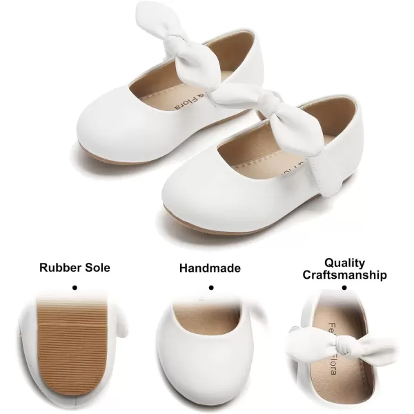 Felix &amp; Flora Toddler Flower Girl Dress Shoes - Girl Ballet Flats Party School Shoes Wedding