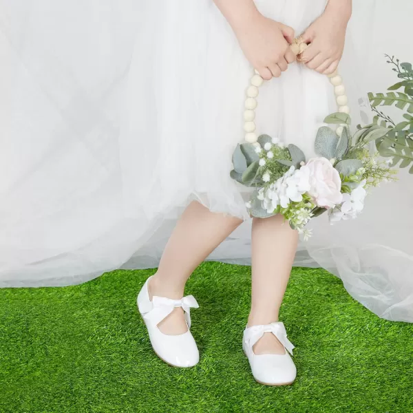 Felix &amp; Flora Toddler Flower Girl Dress Shoes - Girl Ballet Flats Party School Shoes Wedding