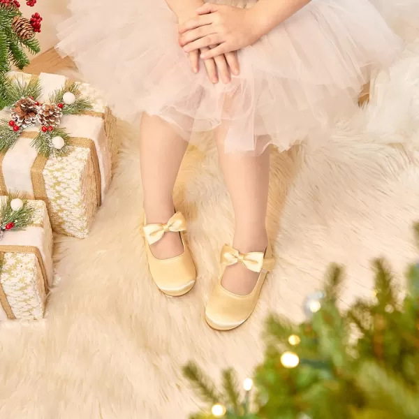 Felix &amp; Flora Toddler Flower Girl Dress Shoes - Girl Ballet Flats Party School Shoes Wedding