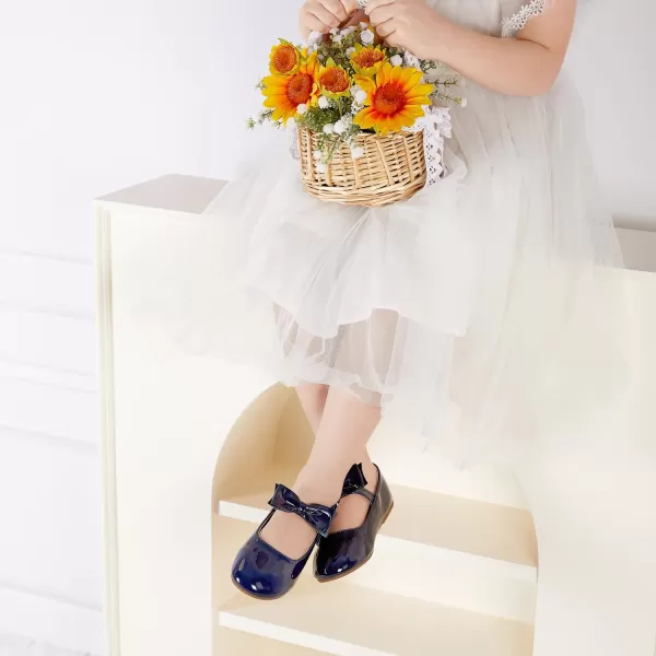 Felix &amp; Flora Toddler Flower Girl Dress Shoes - Girl Ballet Flats Party School Shoes Wedding
