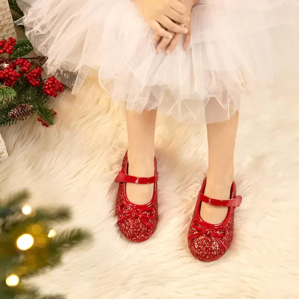 Felix &amp; Flora Toddler Flower Girl Dress Shoes - Girl Ballet Flats Party School Shoes Wedding